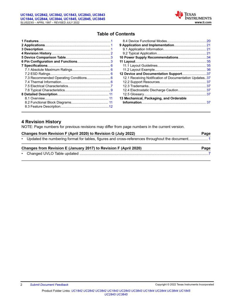 UC3844 CURRENT MODE PWM IC DIP-8