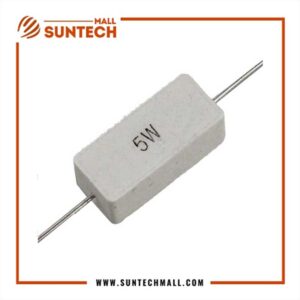 10K Ohm 5W 5% Fix Wirewound Cement Resistor