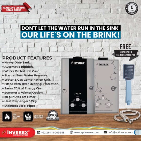 INVEREX INSTANT GAS GEYSER