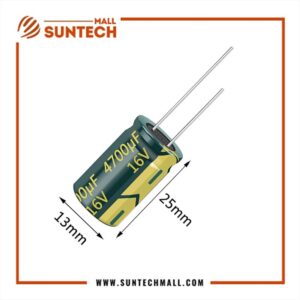 16V 4700uF aluminum electrolytic capacitor