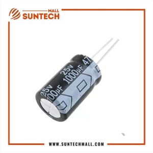 25V 1000uF aluminum electrolytic capacitor