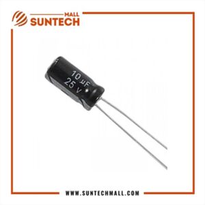 25V 10uF aluminum electrolytic capacitor