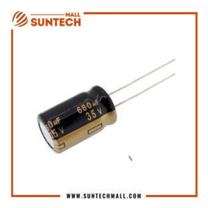 35V 680uF aluminum electrolytic capacitor