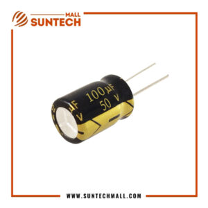 50V 100uF aluminum electrolytic capacitor