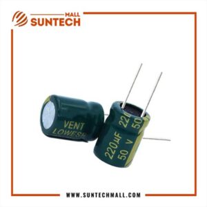 50V 220uF aluminum electrolytic capacitor