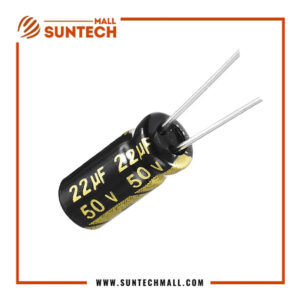 50V 22uF aluminum electrolytic capacitor