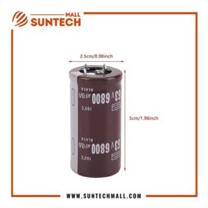 63V 6800uF aluminum electrolytic capacitor