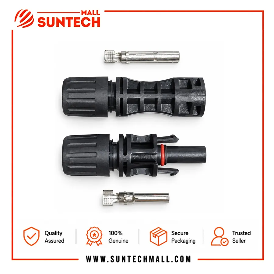MC4 CONNECTOR FOR SOLAR PANELS DC CABLE 30A 1000V 1 MC4 CONNECTOR FOR SOLAR PANELS DC CABLE 30A 1000V