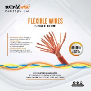 WORLD WIDE ECONOMY 16mm FLEXIBLE DC CABLE SINGLE CORE