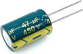 450V 47uF aluminum electrolytic capacitor