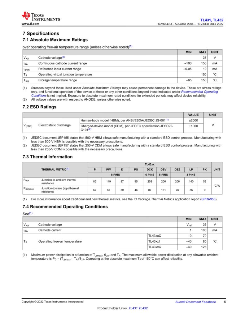 TL431 SMD PRICISION SHUNT REGULATOR SOP-8