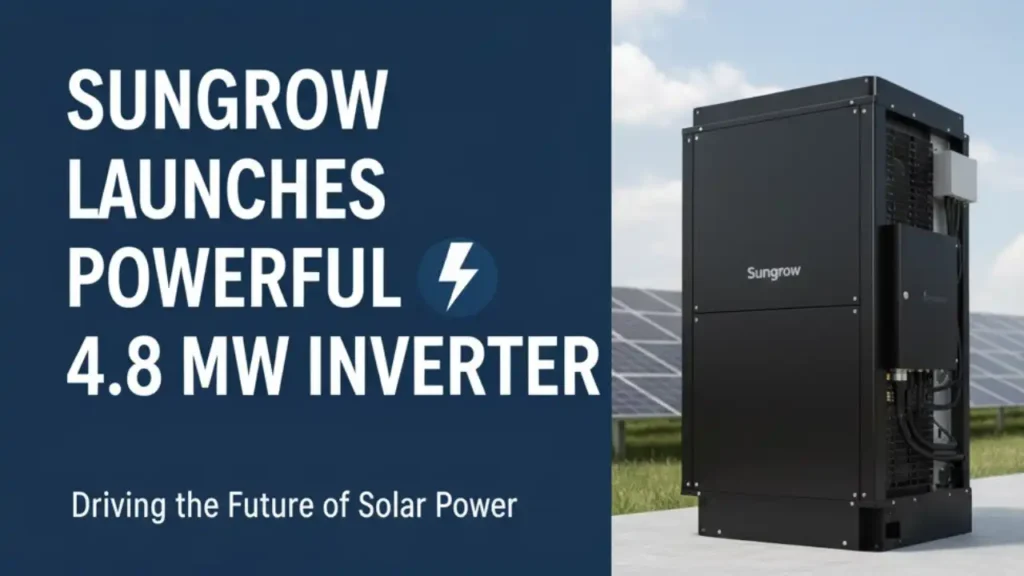 Sungrow 4.8 MW Inverter