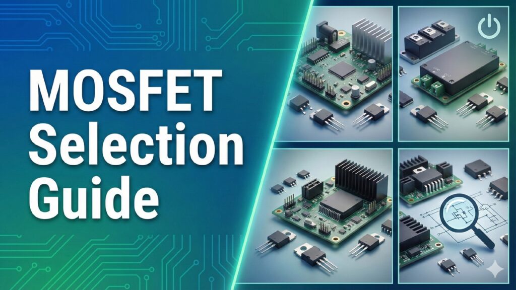 How to Choose the Right Power MOSFET for Your Electronics Project 2 Different types of power MOSFETs used in electronic applications