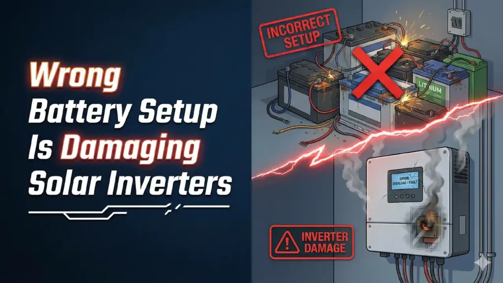 Wrong Battery Setup Is Damaging Solar Inverters in Pakistan – Many Users Do Not Realize It
