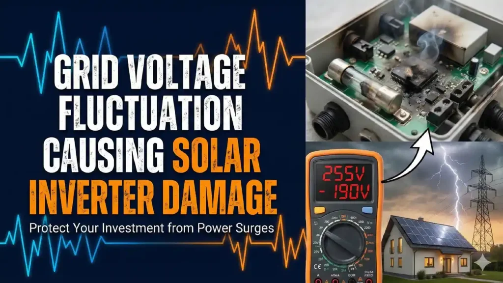 grid voltage fluctuation solar inverter Pakistan