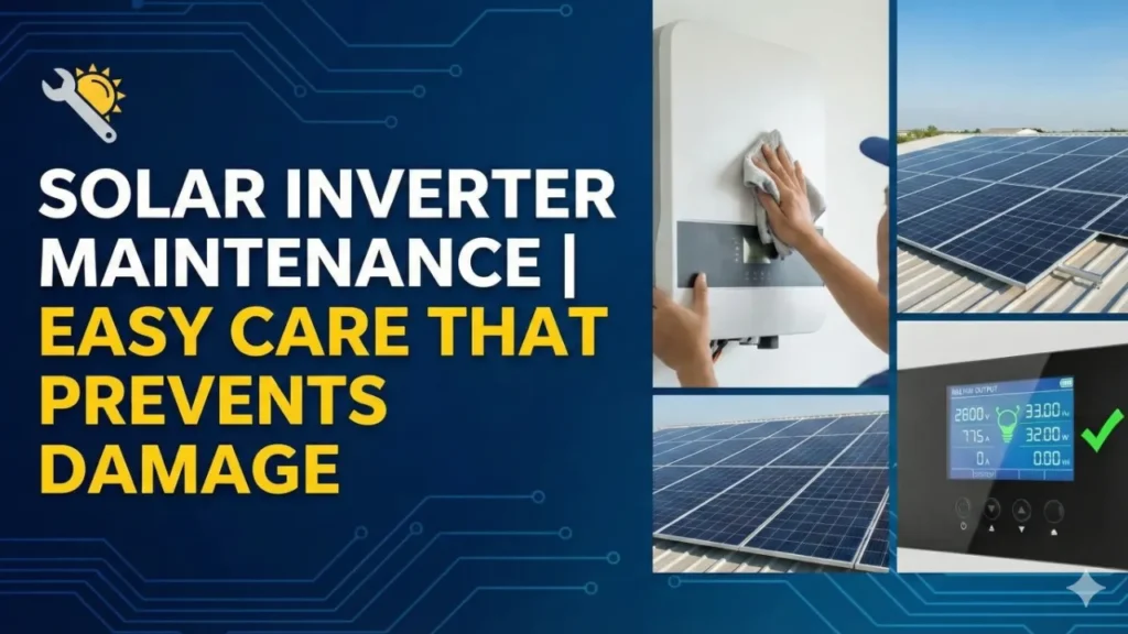 Many Solar Inverters Fail Early in Pakistan Because They Are Not Taken Care Of – Simple Care Can Save Money