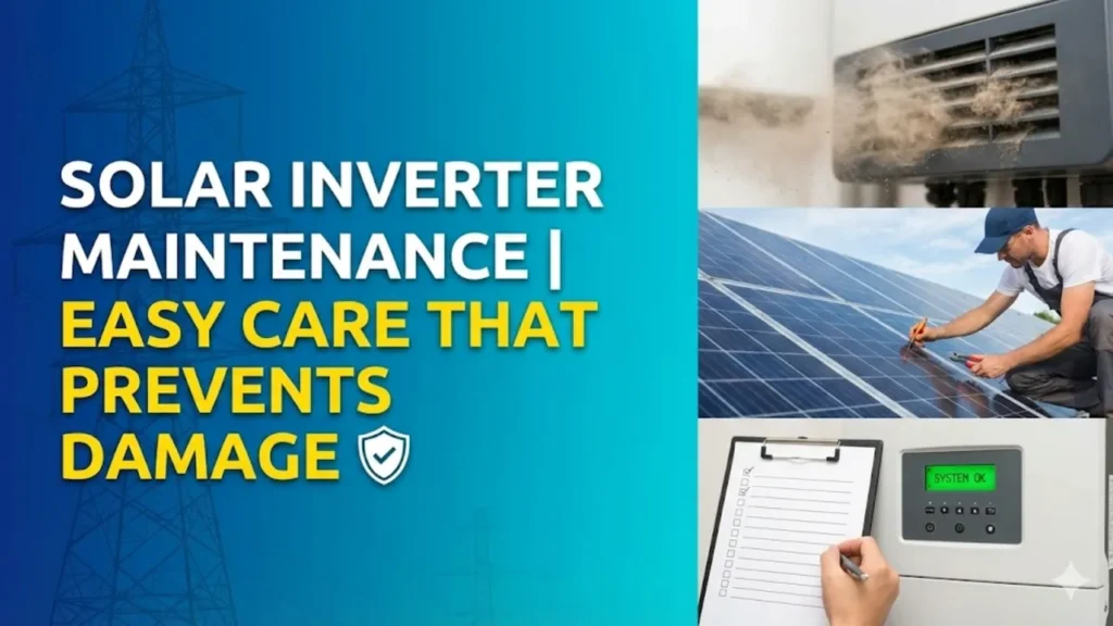 Many Solar Inverters Fail Early in Pakistan Because They Are Not Taken Care Of – Simple Care Can Save Money 2 Solar inverter maintenance and cleaning to prevent early failure in Pakistan