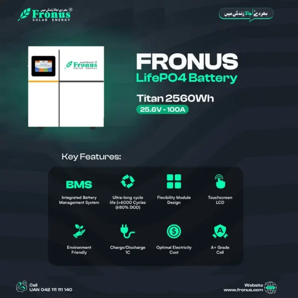 FRONUS LifePO4 Battery Titan 2560Wh