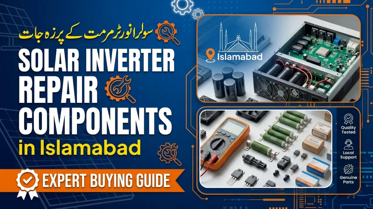 Original solar inverter repair components available in Islamabad Pakistan