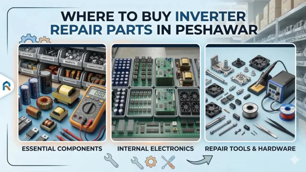 Original inverter repair spare parts available in Peshawar Pakistan for solar and UPS inverter repair
