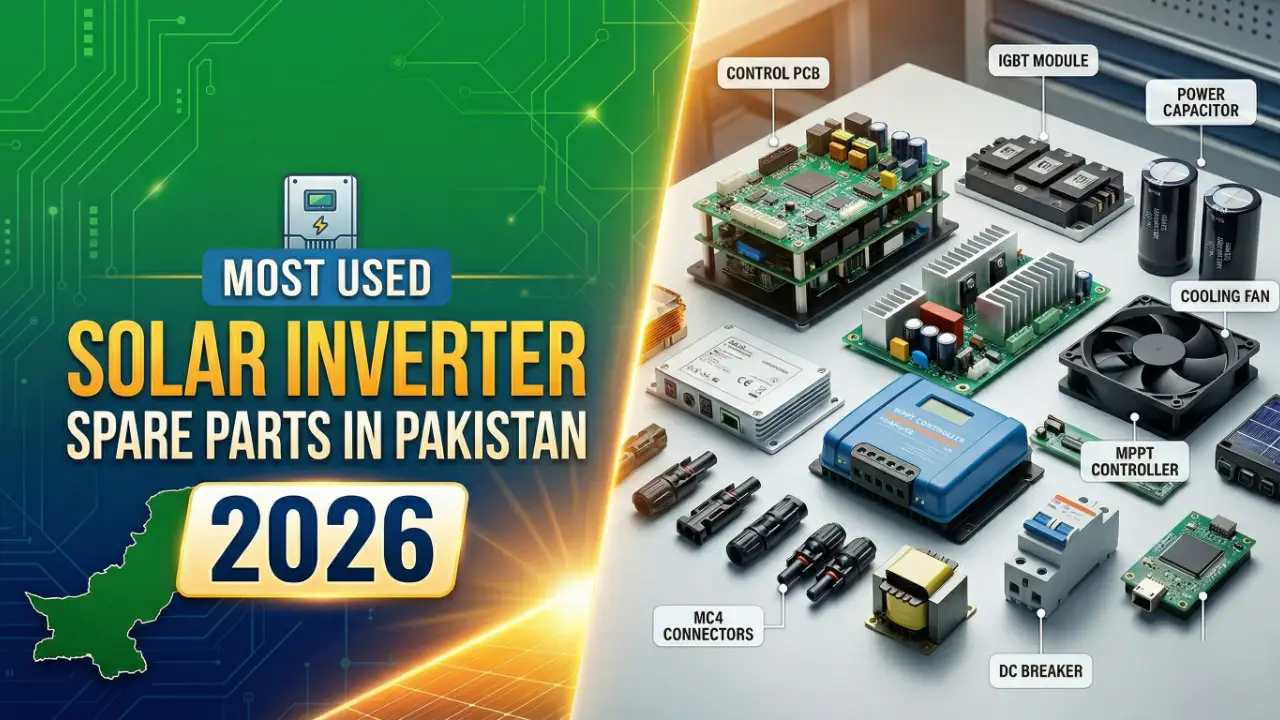 most used solar inverter spare parts pakistan