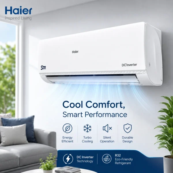 HAIER HSU-13HFCA/023WDC(White) Triple Inverter