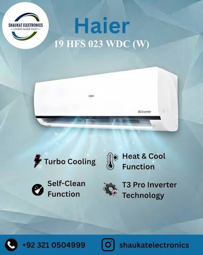 HAIER HSU-19HFCA/023WDC(White) Triple Inverter