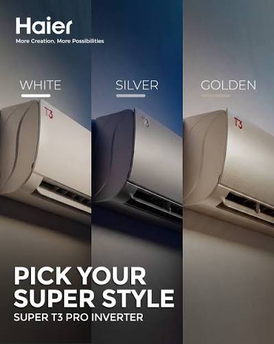 HAIER HSU-19HFS/023WDC(Silver) Super T3 Pro Inverter