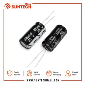 25V 2200uF aluminum electrolytic capacitor