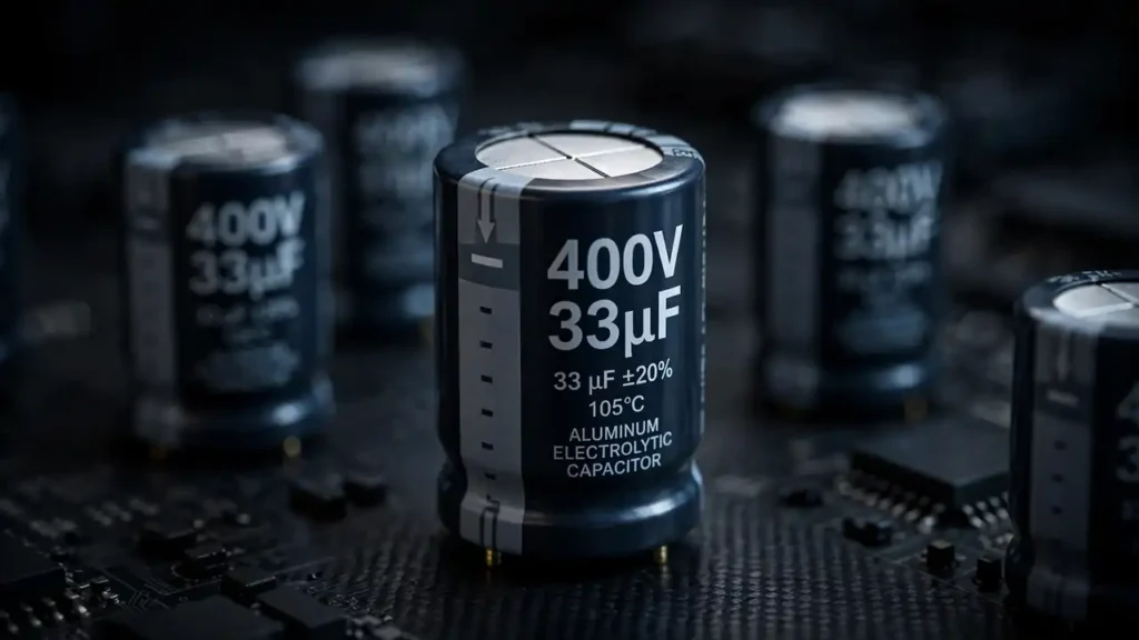 Best 400V 33uF Aluminum Electrolytic Capacitor in Mardan