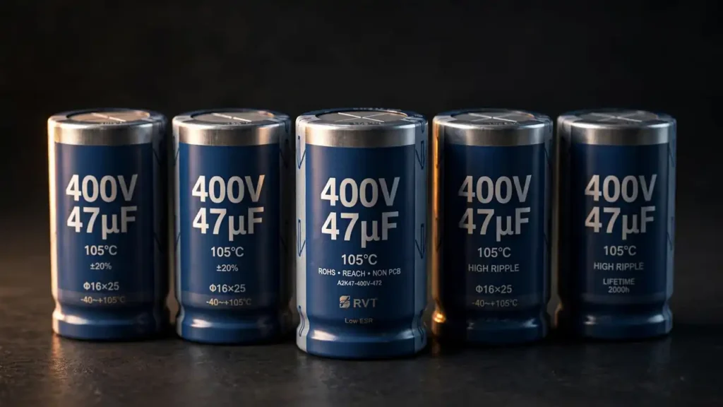 Best 400V 47uF aluminum electrolytic capacitor in Mardan
