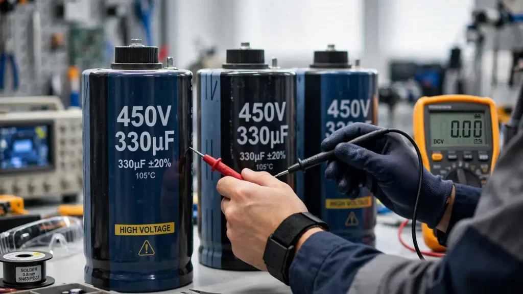 Top Quality 450V 330uF Capacitors Available Now in Peshawar