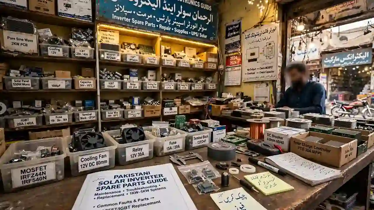 Local solar spare parts market Pakistan