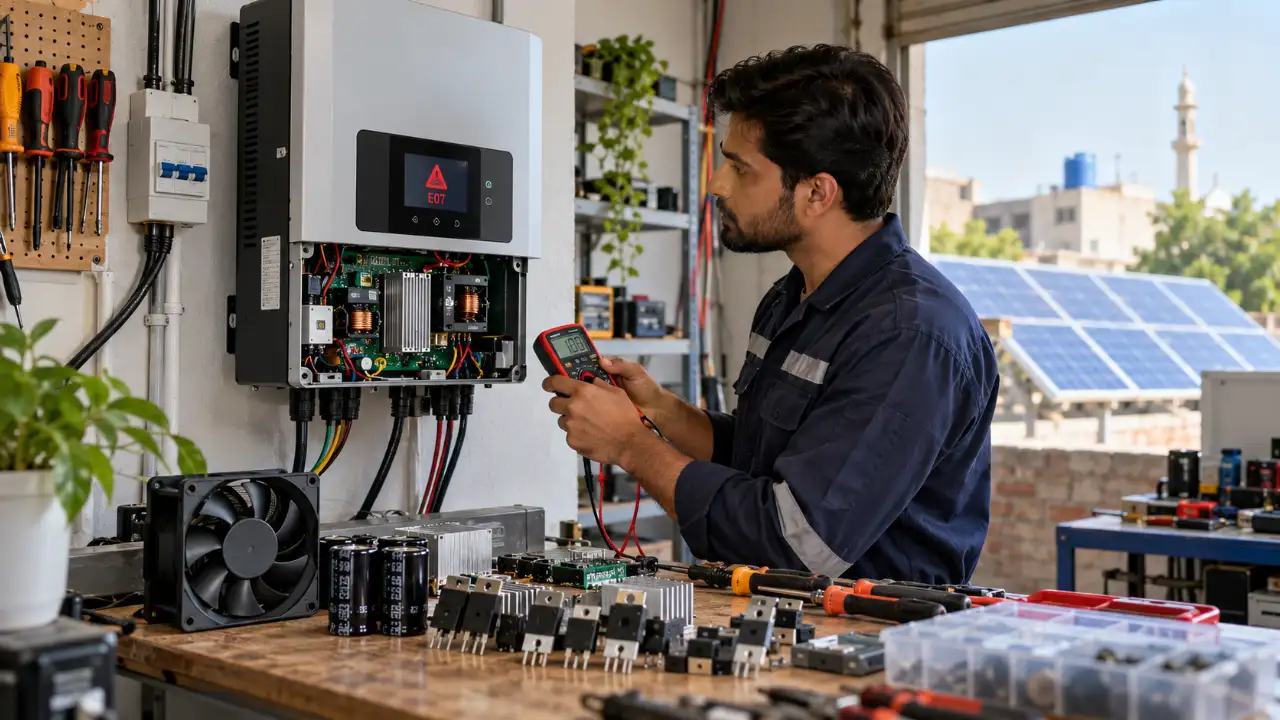 solar inverter error codes in Pakistan
