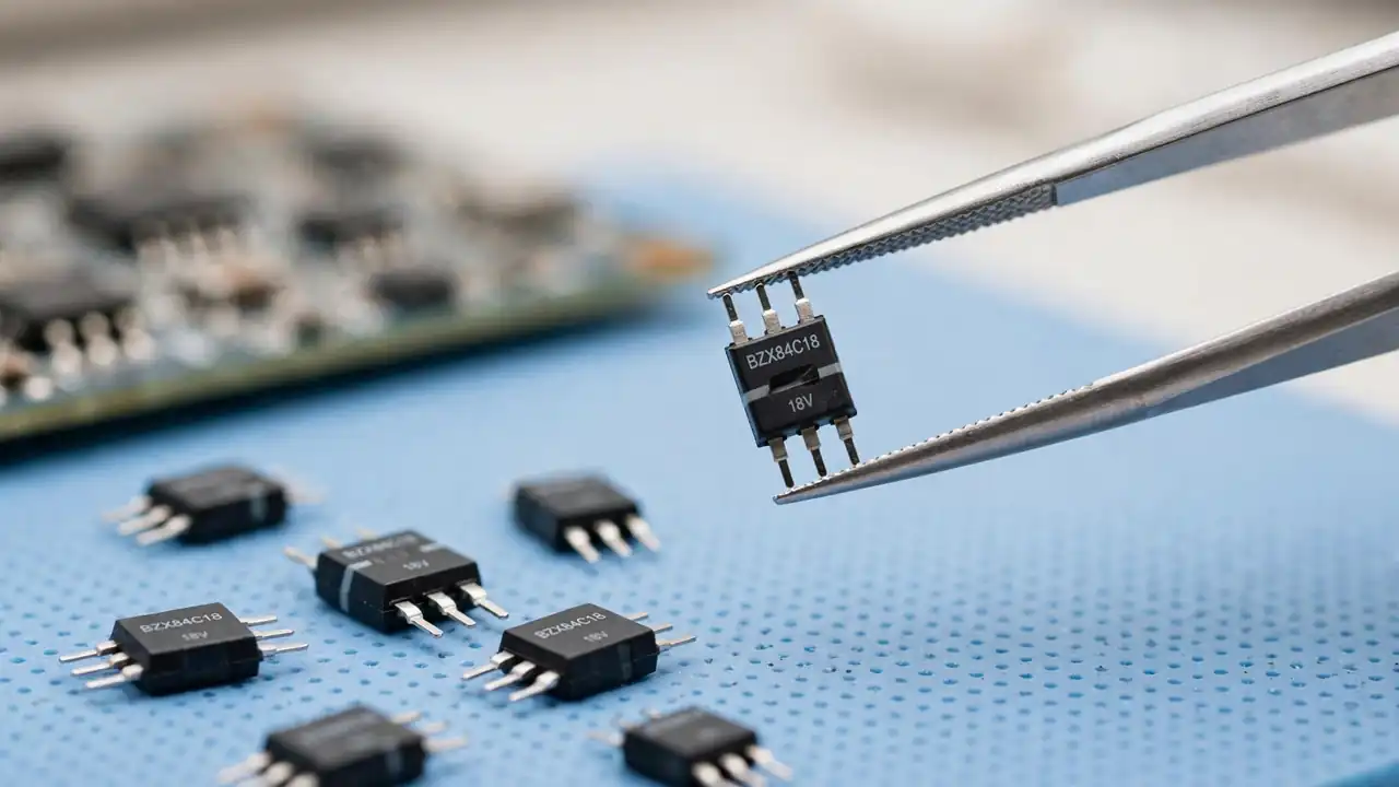 BZX84C18 18V zener diodes in SOT-23 package for circuit repair